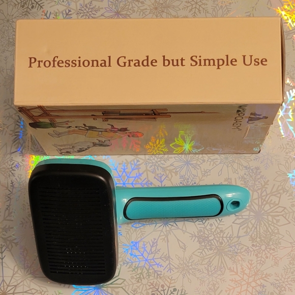 Self Cleaning Slicker Brush For Dogs & Cats. Brand New! - Picture 2 of 14